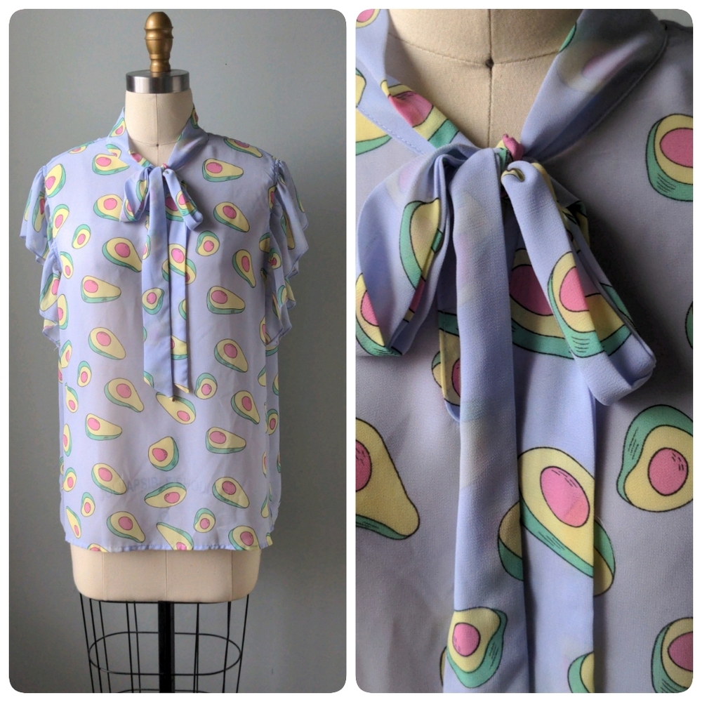 Shein Avocado Blouse